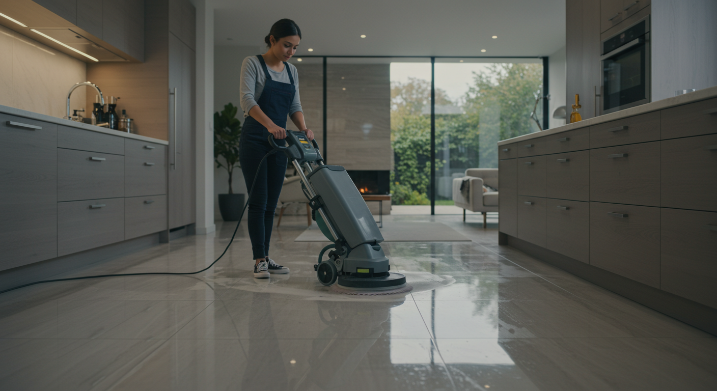 Tile cleaning service